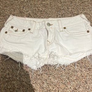 True Religion Low Rise Shorts